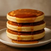 54 Pancakes  mit Ahornsirup (3 Stück)